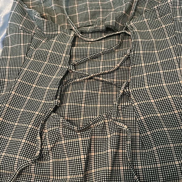 Garage Mini dress, S, Orange black and white patterned - Picture 3 of 3